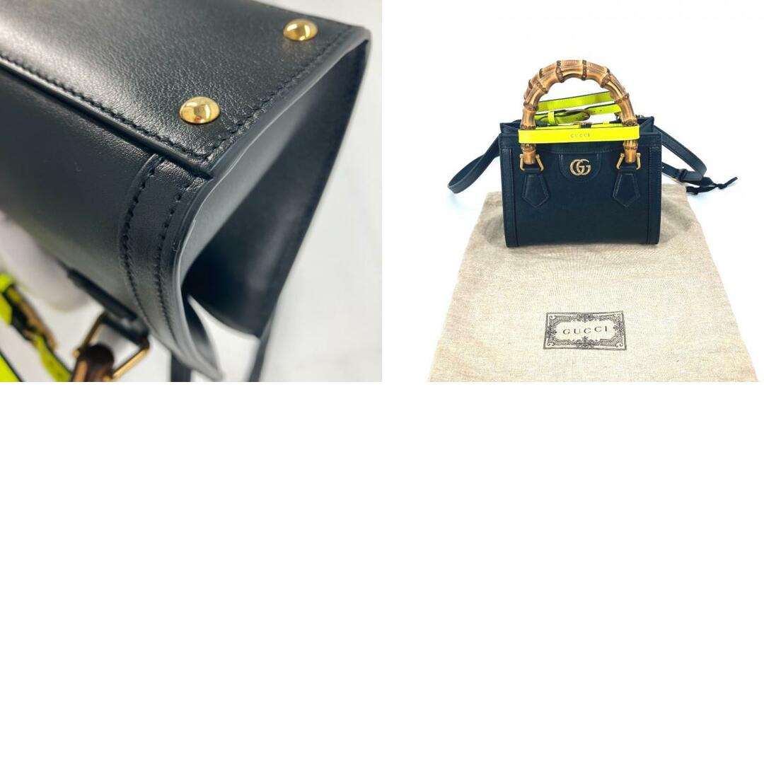 GUCCI - グッチ GUCCI ダイアナ ミニ バンブー 655661 ネオンカラー