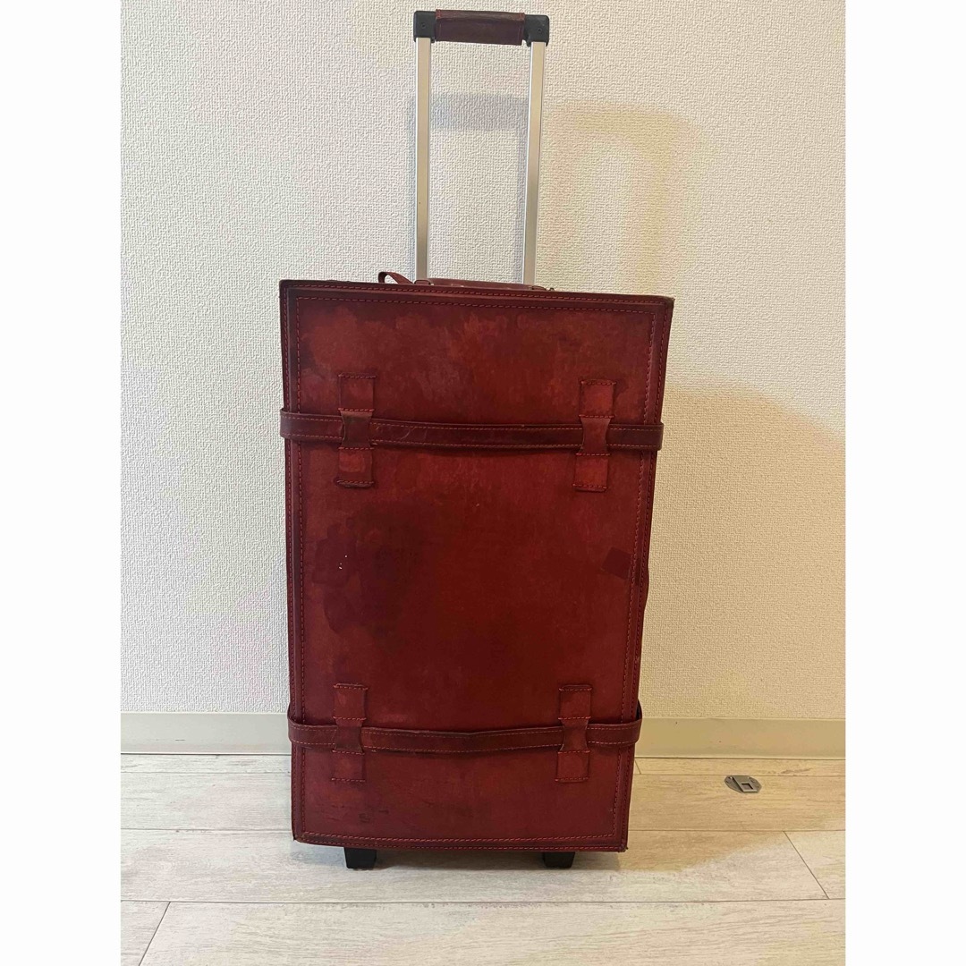 siffler - シフレ ユーラシアトランク レッド 豚革の通販 by ribbon