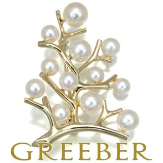 未使用保管品】ミキモトブローチコサージュアコヤパール真珠幸福の木
