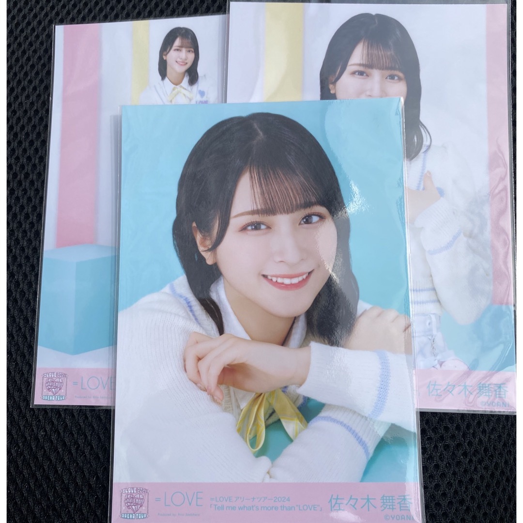 佐々木舞香 イコラブ ＝LOVE アリツア2024 生写真 直筆 コンプ 佐々木