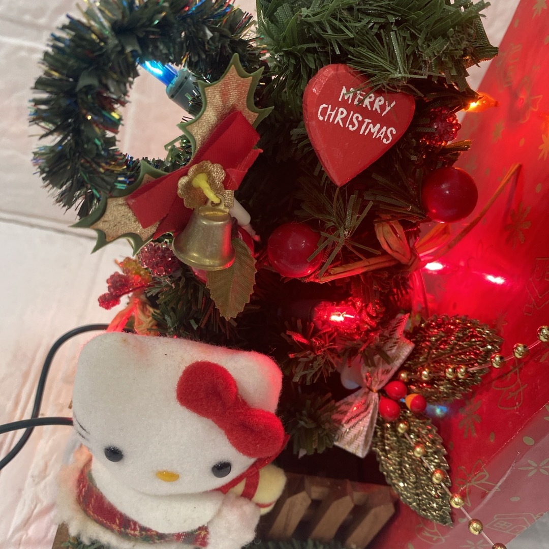 ハローキティ キティちゃん KTウッドジオラマツリーAC クリスマス