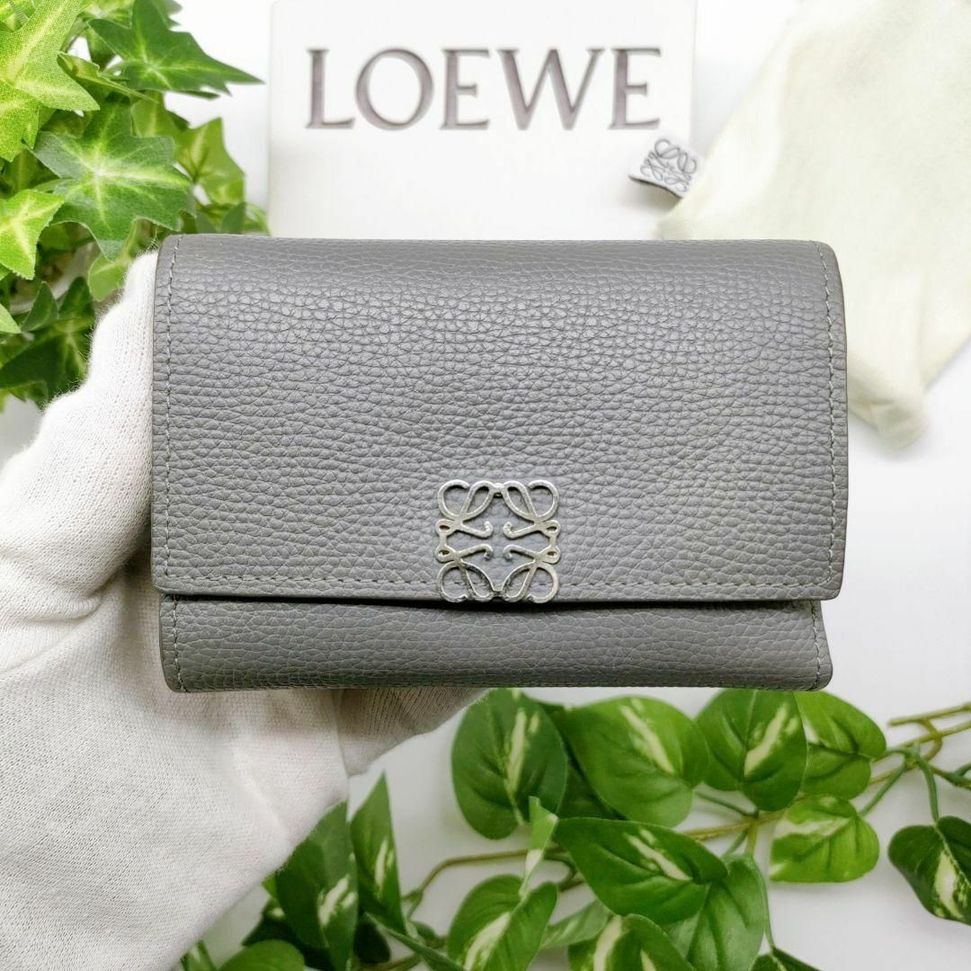 LOEWE 三つ折り財布 スモールバーティカルウォレット