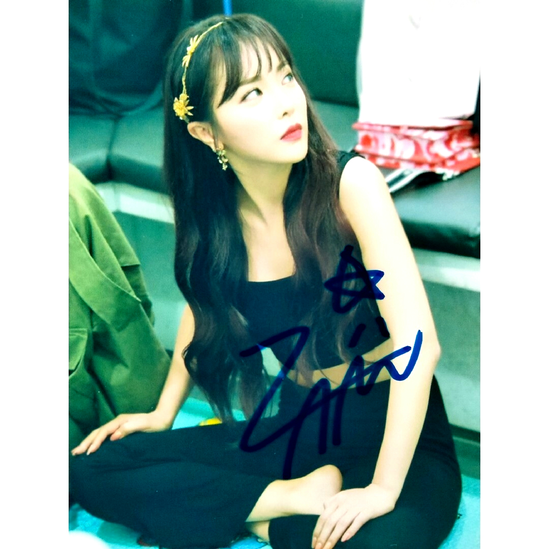 ホン・ジニョン 直筆サイン入り2Lサイズ写真…Hong Jin-young Amazon.co