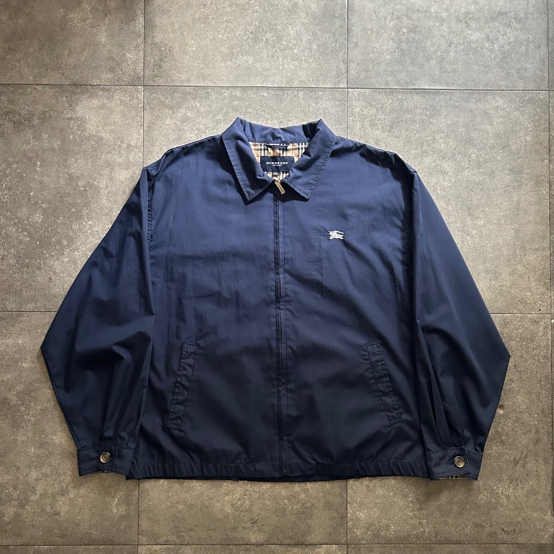 BURBERRY - バーバリー スウィングトップ/ブルゾン ネイビー XLの通販