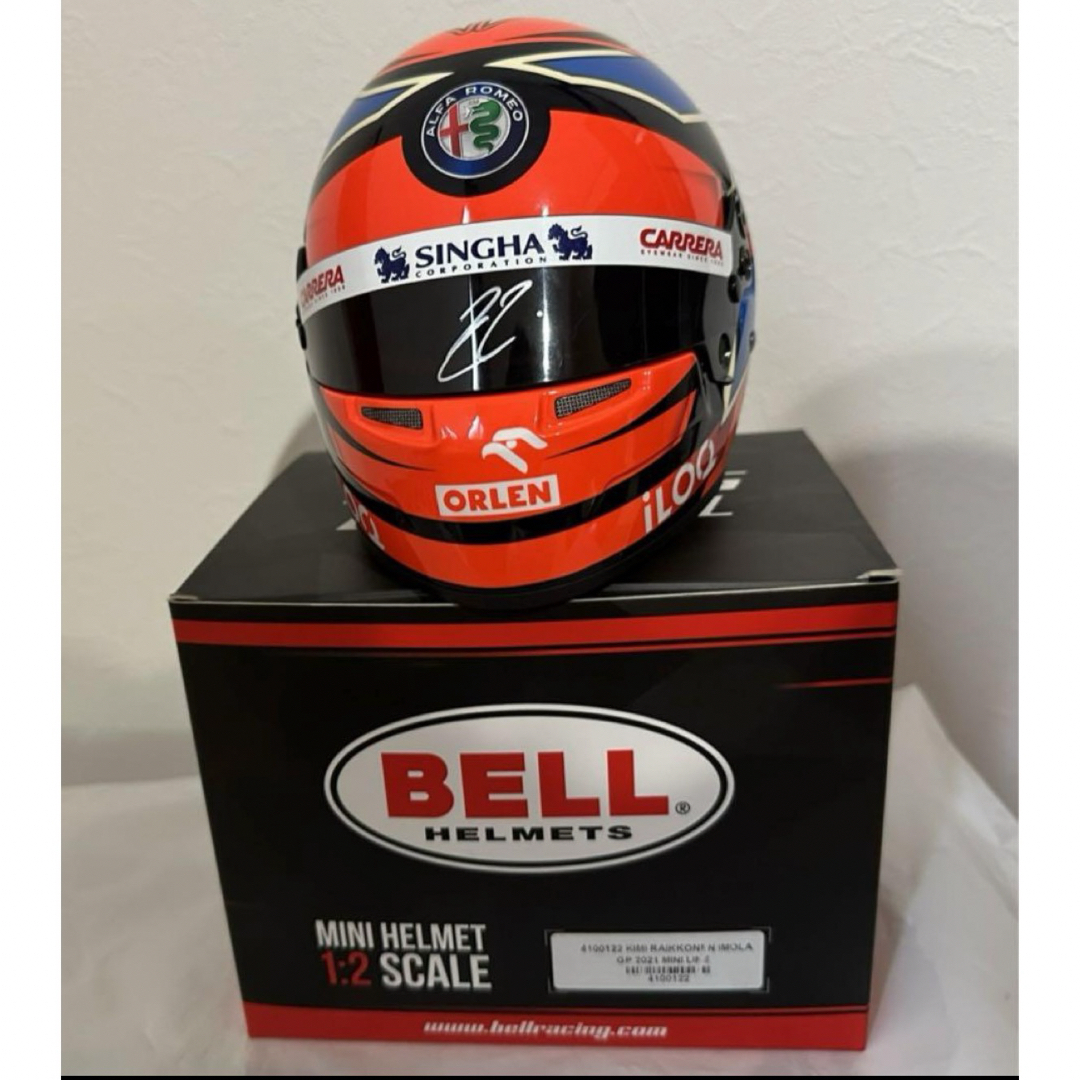 K.ライコネン 1/2 ヘルメット 2021年 イモラGP K.ライコネン 1/2