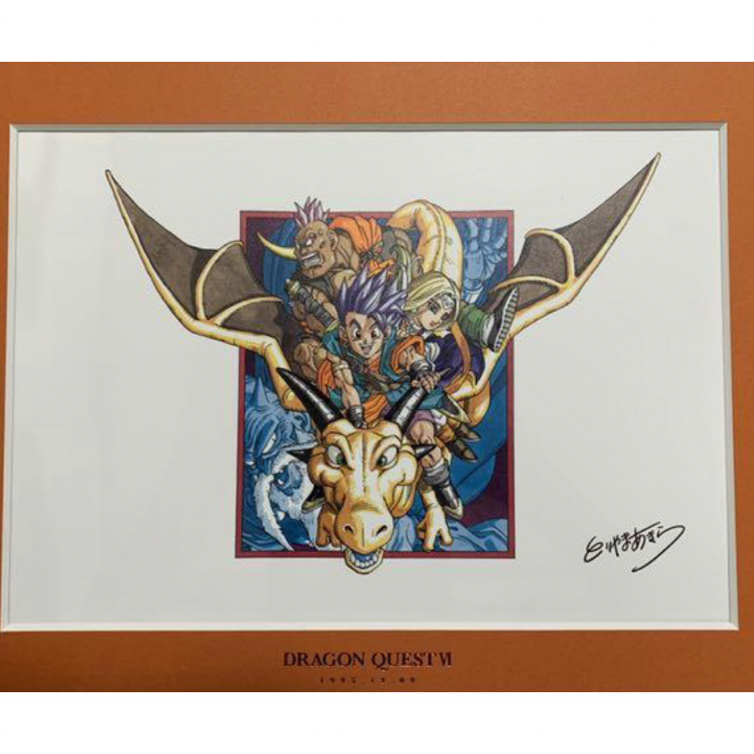 ドラゴンクエスト 30th記念 鳥山明 複製原画 3枚セット ドラクエ4 5 6