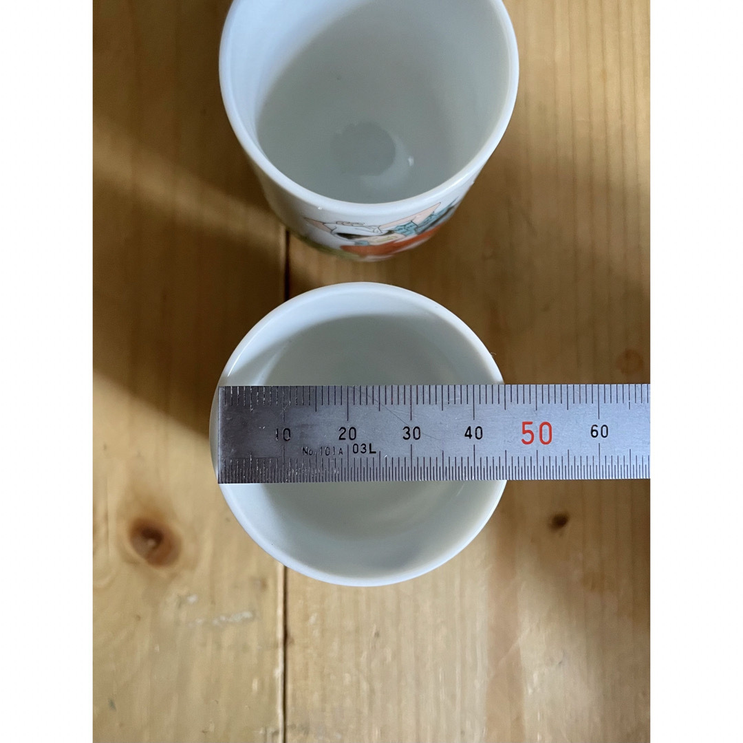 江戸 昭和レトロ 古い美術品 年代不明 お猪口 2客 江戸 昭和レトロ