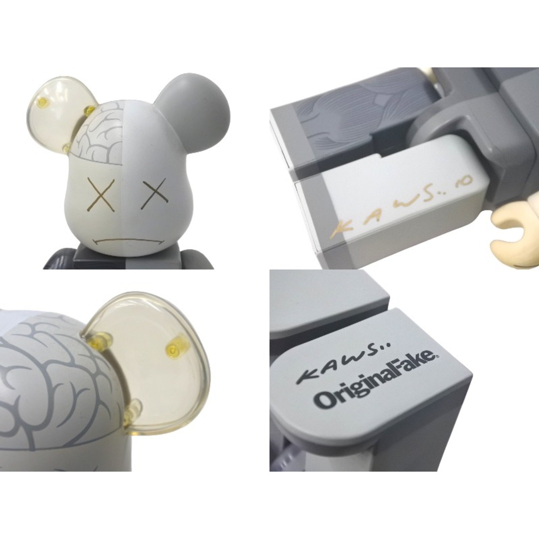 超激レア 本人サイン入り KAWS カウズ BE@RBRIK グレー COMPANION 人体