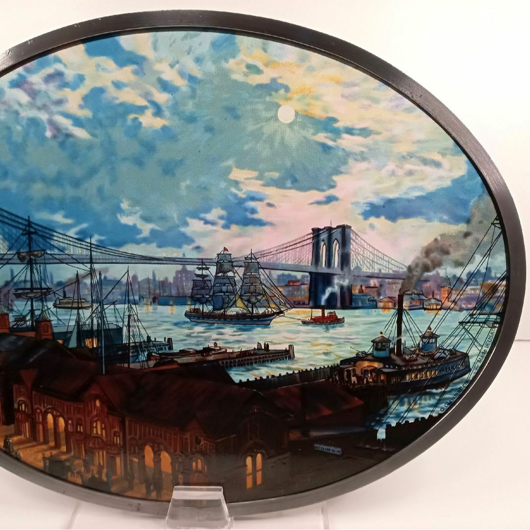 アメリカ ニューヨーク ステンドグラス ブルックリン橋グラス