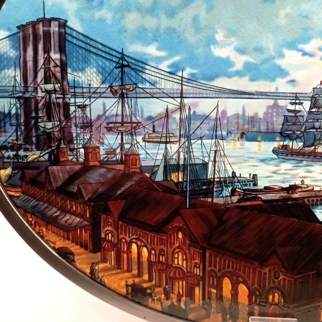 アメリカ ニューヨーク ステンドグラス ブルックリン橋グラス