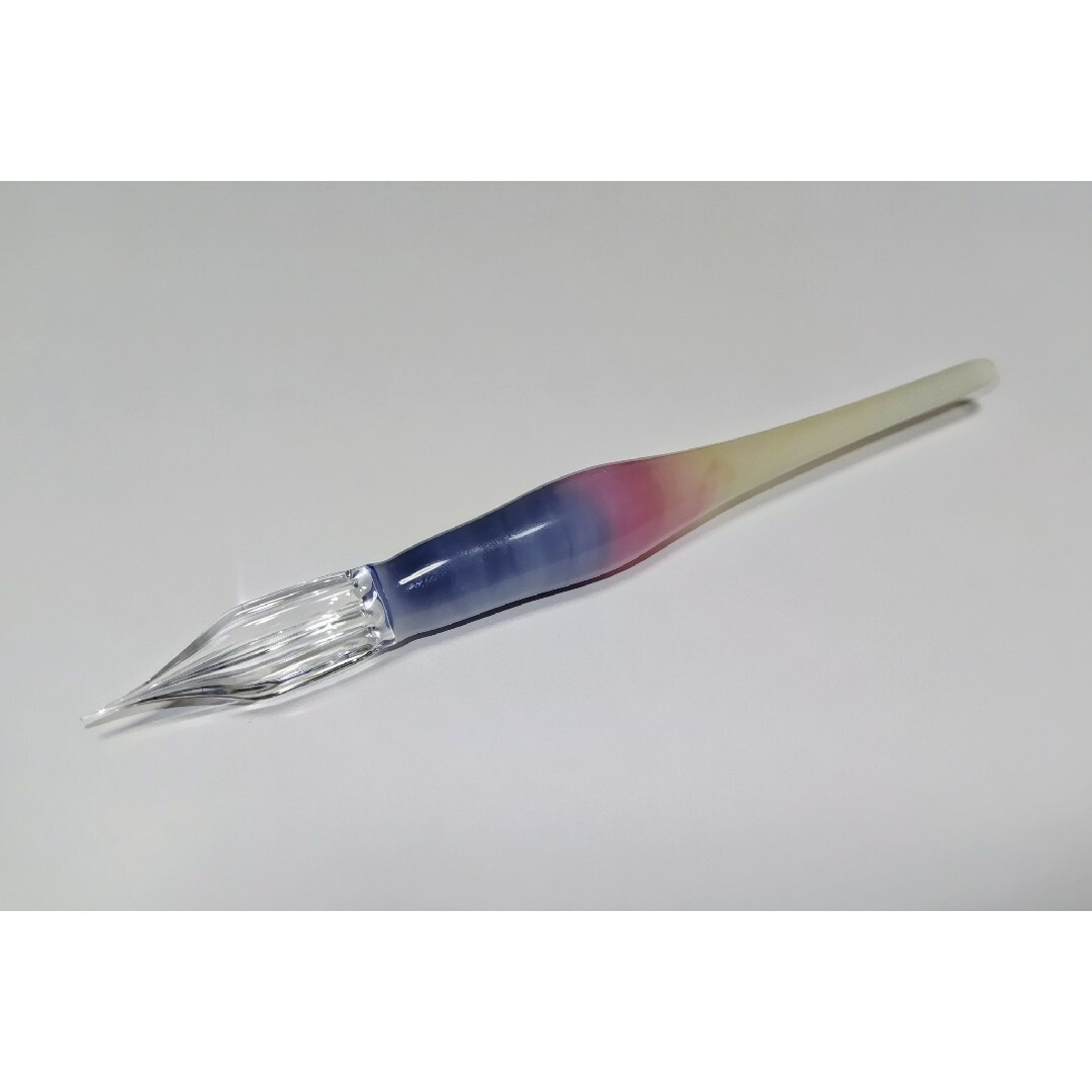 ガラス工房aun 本物 ガラスペン 夕焼け