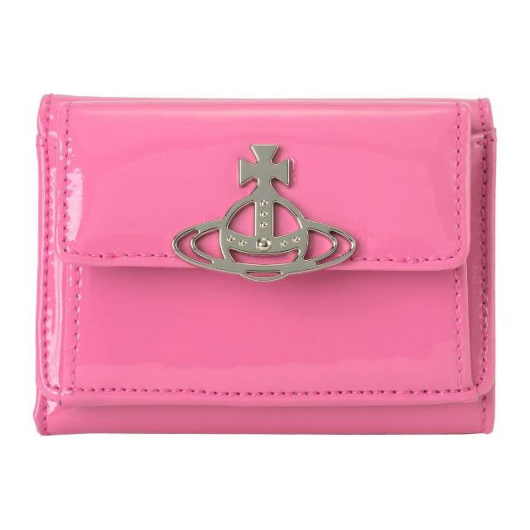 Vivienne 最高 Westwood オンライン限定 三つ折り財布 ピンク 日本限定