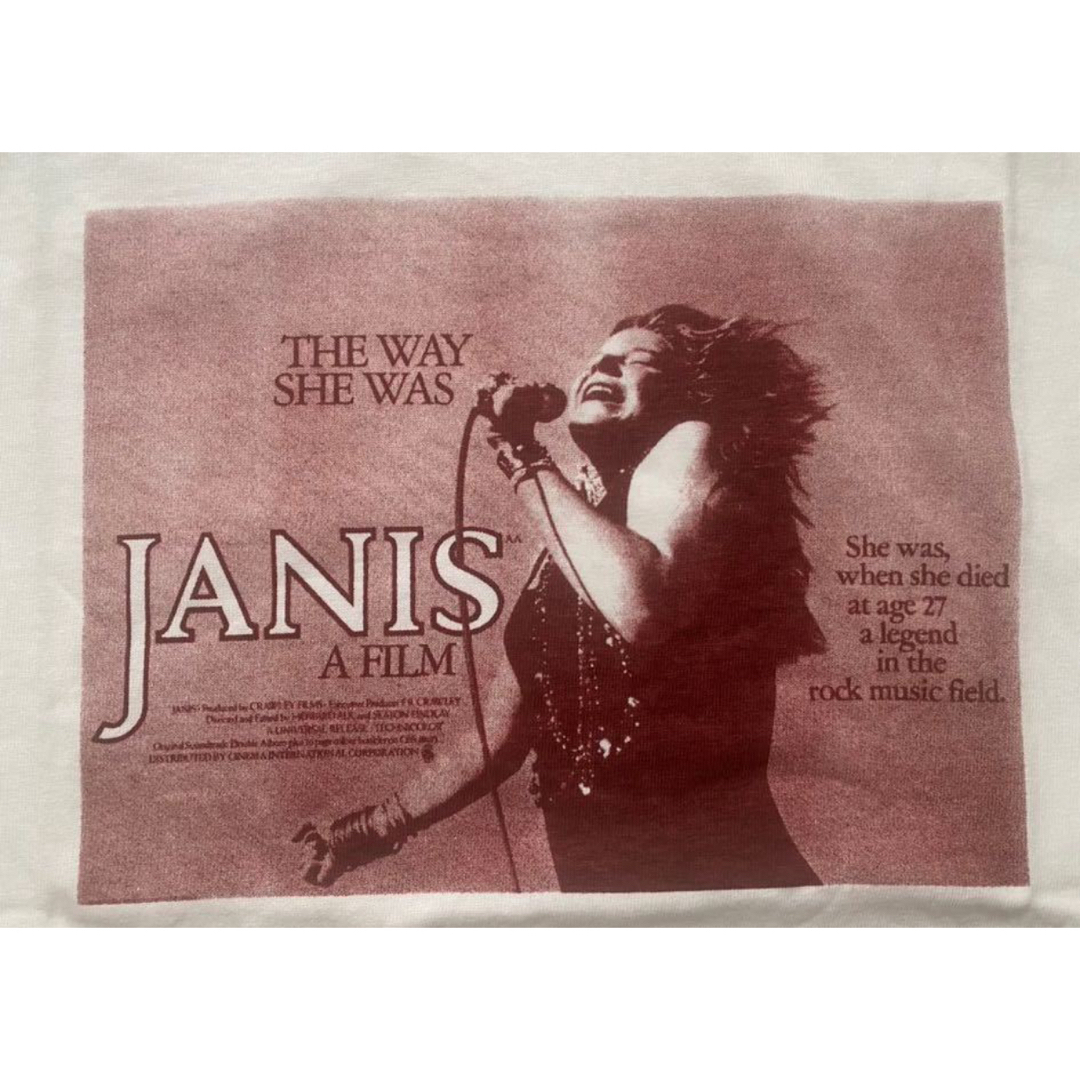 MUSIC TEE - 90s 未使用 DEAD STOCK TULTEX JANIS MOVIE Lの通販 by