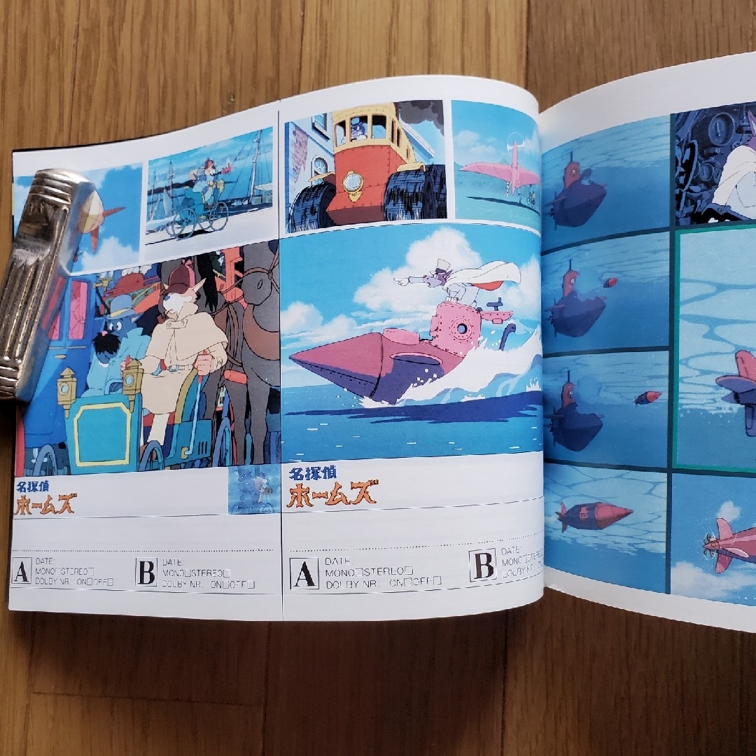 名探偵ホームズ84年3月号付録シール＆ポスター付き宮崎駿監督作品 徳間