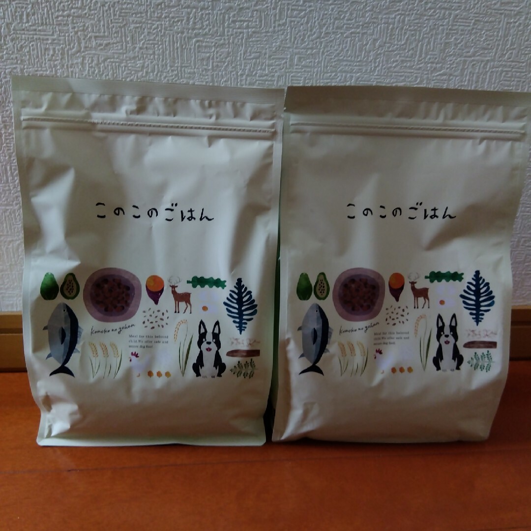 このこのごはん ドッグフード このこのごはん・ドッグフード2袋セット