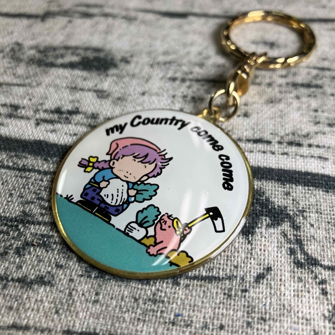 昭和レトロ おみやげ ファンシー キーホルダー ファンシー絵みやげ