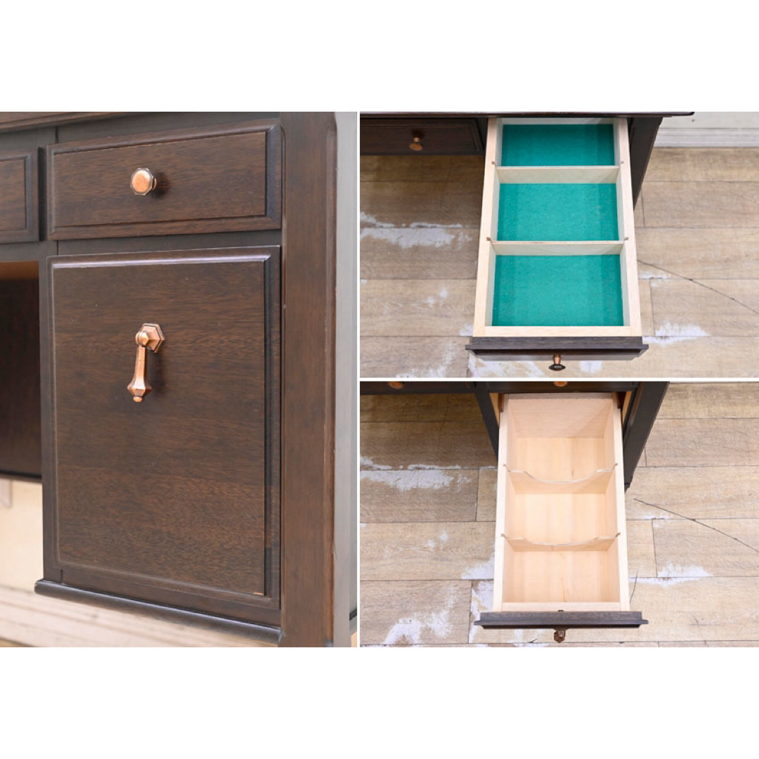 maruni マルニ木工 ドレッサー 鏡台 サイドテーブル 収納引き出し付