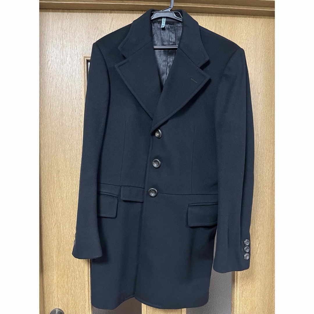 GUCCI グッチ チェスターコート ブラック 無地 黒