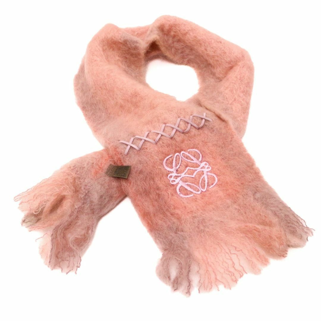 ロエベ マフラー ストール モヘア モヘヤ モヘア モヘヤ ピンク LOEWE