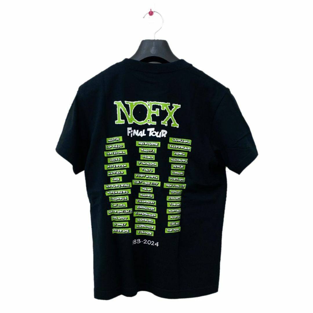送無□新品未使用【NOFX】ファイナルツアービッグクリームTシャツ 黒の