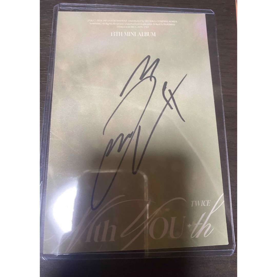 TWICE With YOU-th ジョンヨン アメリカ盤 サインの通販 by pPororo's