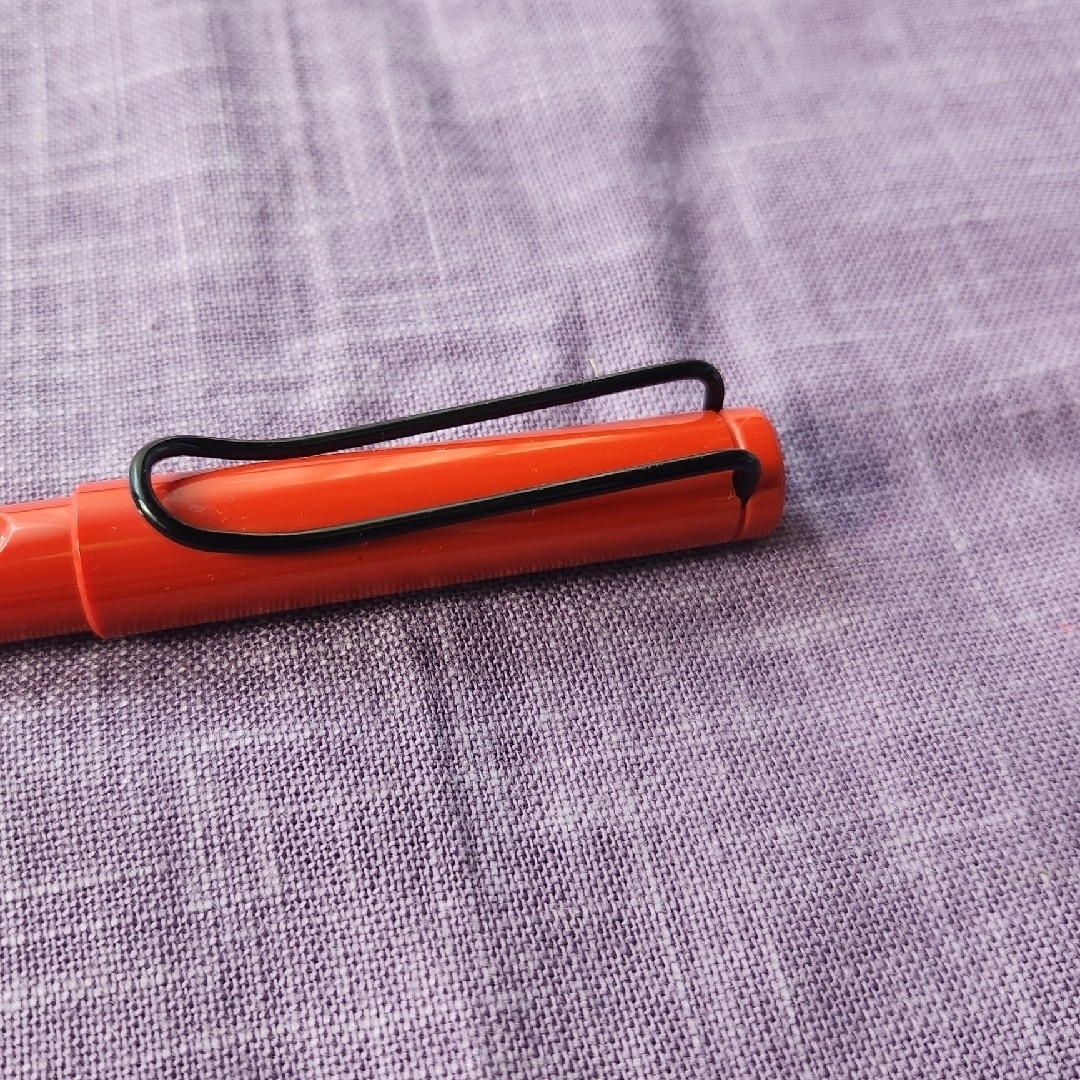 LAMY - LAMY safari サファリ 万年筆 レッド ブラッククリップ Fの通販