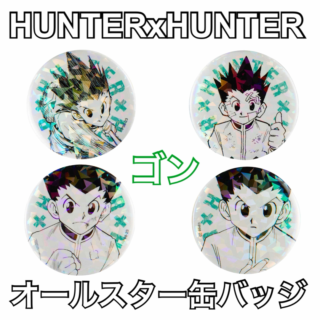 HUNTER×HUNTER オールスター缶バッジ ハンターハンター 全100個 HUNTER