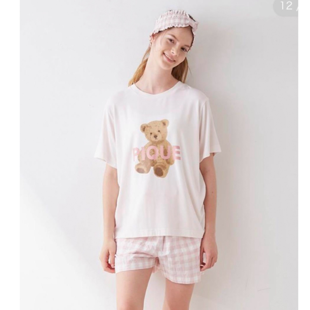 ジェラートピケ スヌーピー パジャマ ピンク140cm ジェラートピケ