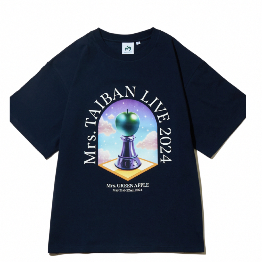 Mrs.Green Apple メンバー5人サイン入りライブ会場限定Tシャツ Mrs