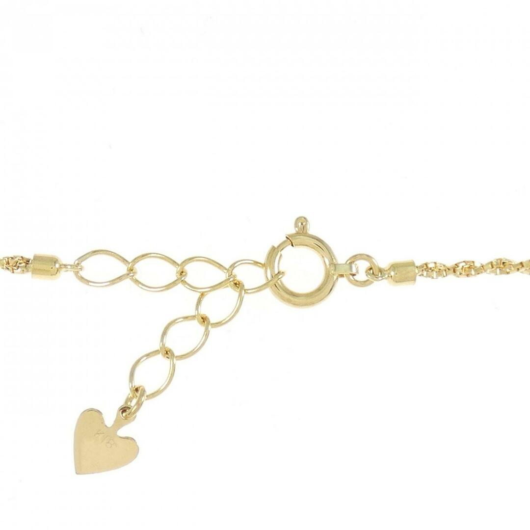 アンクレット 2連 k18イエローゴールドk18ホワイトゴールド k18