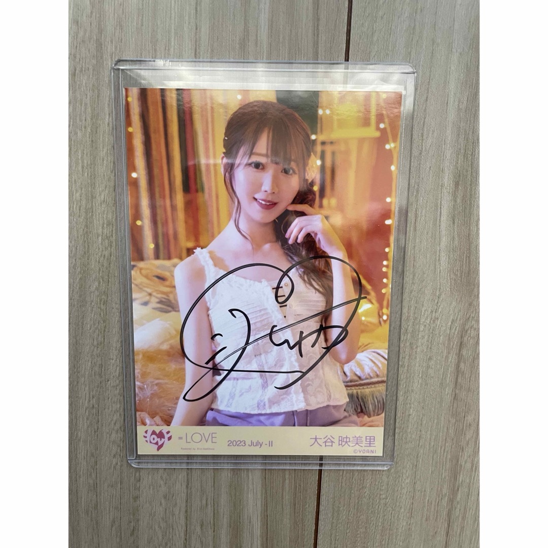 大谷映美里 直筆 生写真 ヨリ ＝LOVE 2025 Mirei on X: 