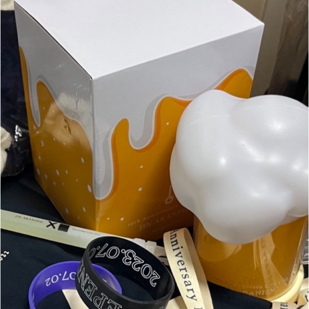 赤西仁 ビールペンライト ジョッキペンライトの通販 by きりとり｜ラクマ