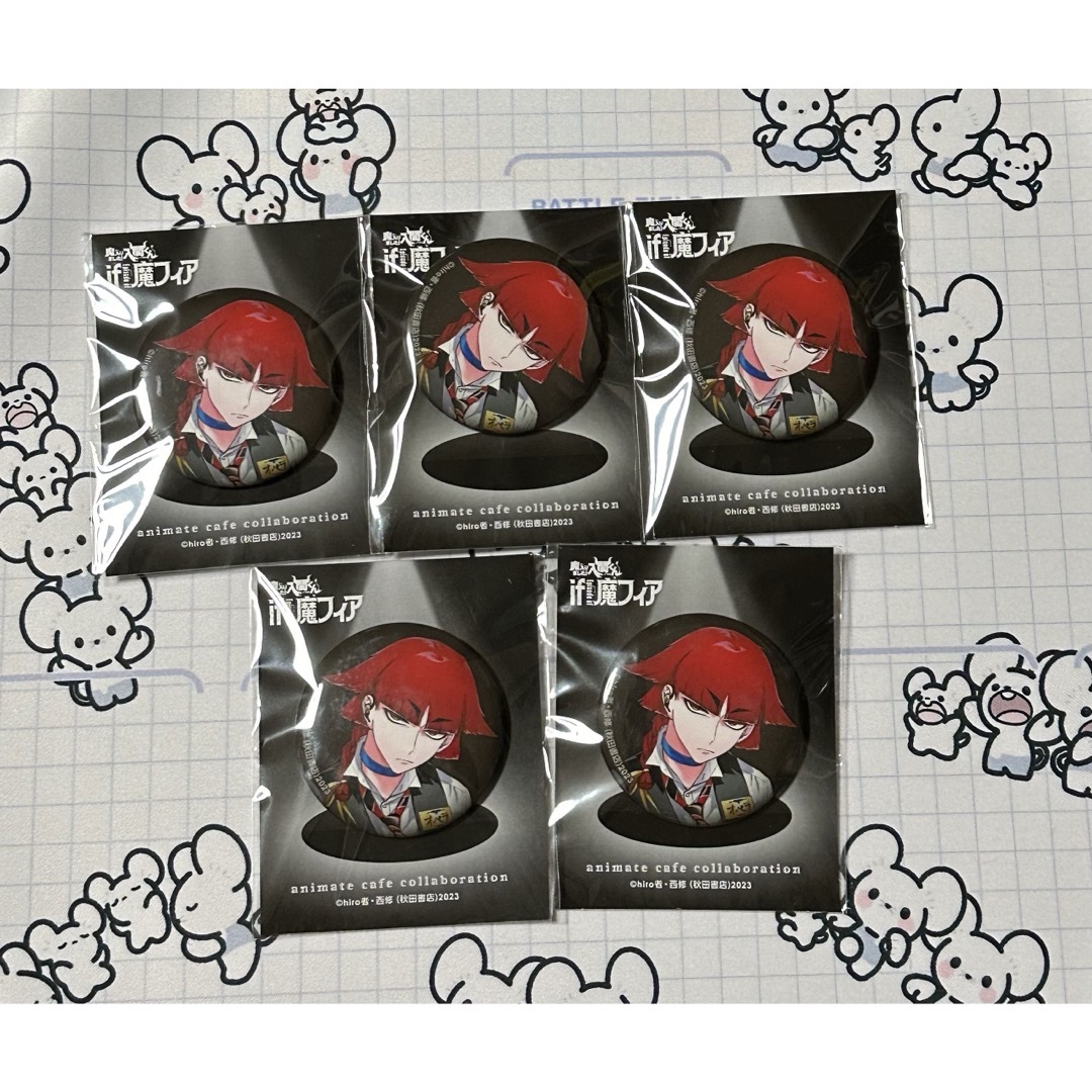 魔フィア 魔入りました！入間くん TSUTAYA メタリック 缶バ