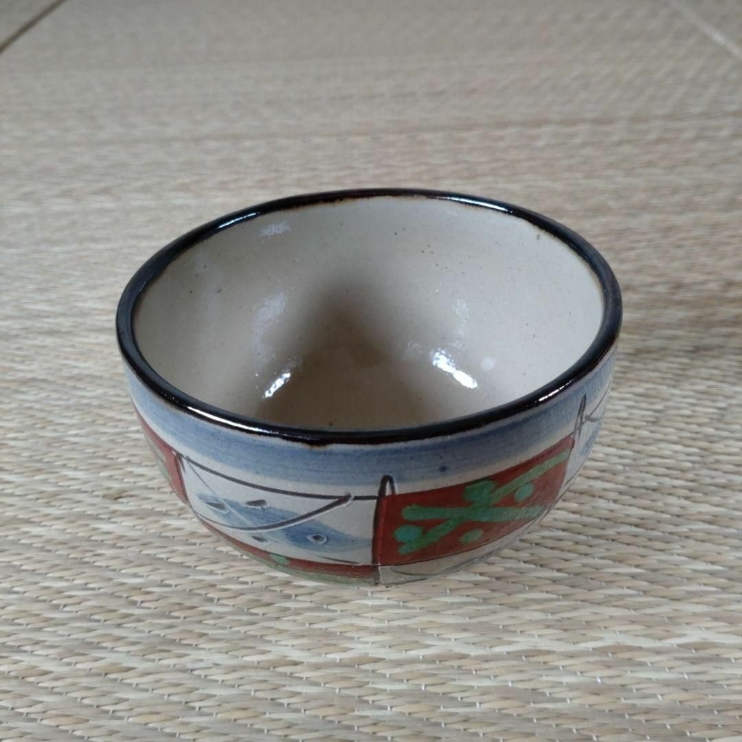 茶道具 新垣勉 壺屋焼 抹茶茶碗 共箱有り