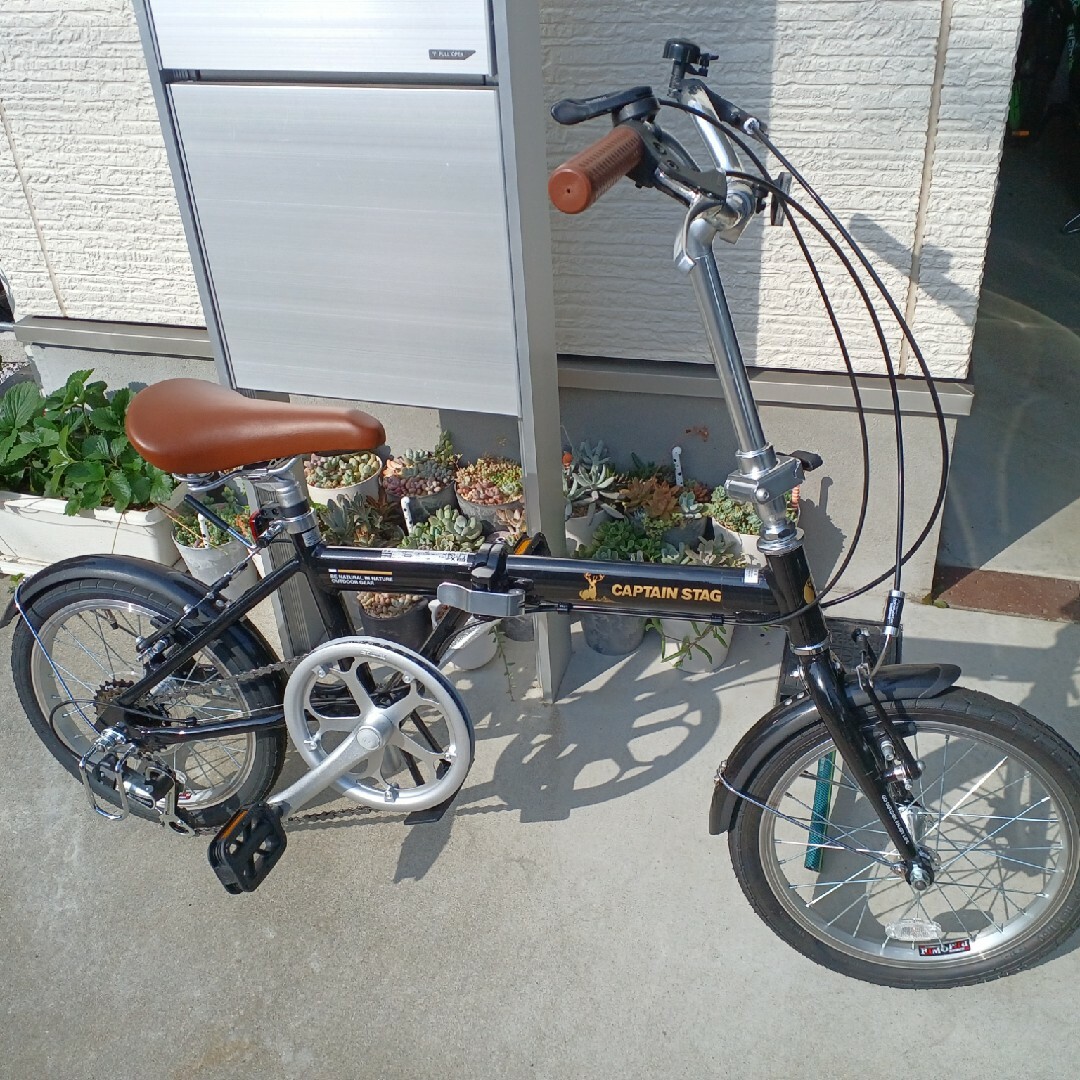 キャプテンスタッグ 折りたたみ自転車 16インチ