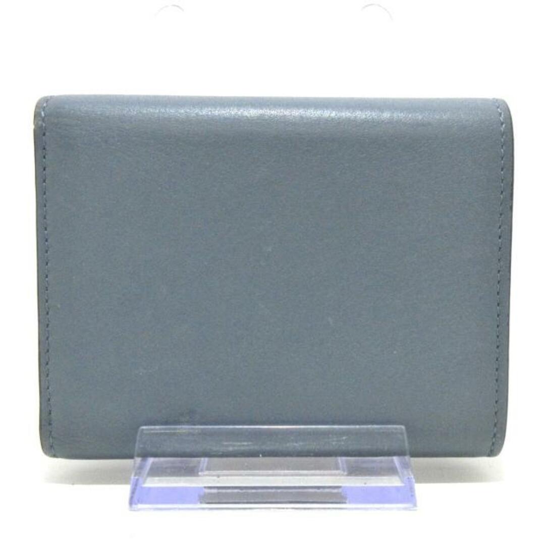 LOEWE 3つ折り 財布 グレー