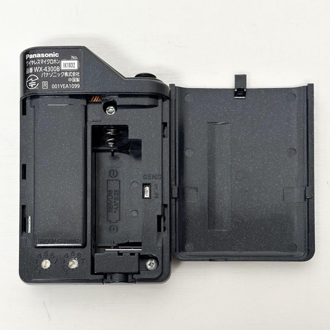Panasonic WX-4300B ワイヤレスマイクロホン タイピン形ワイヤレス