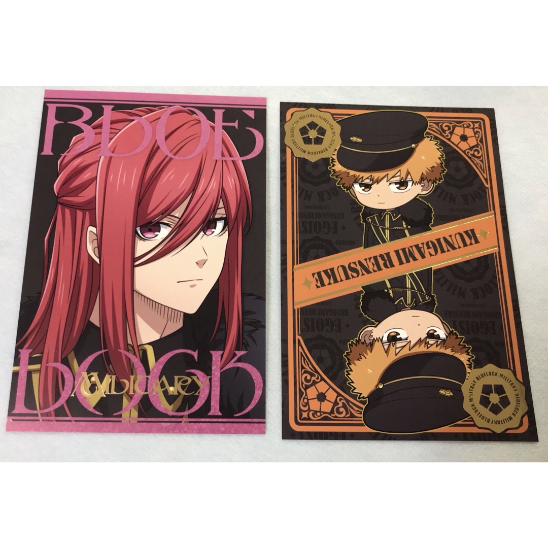 ブルーロック タクティカル缶バッジ 特典ポストカード 千切豹馬