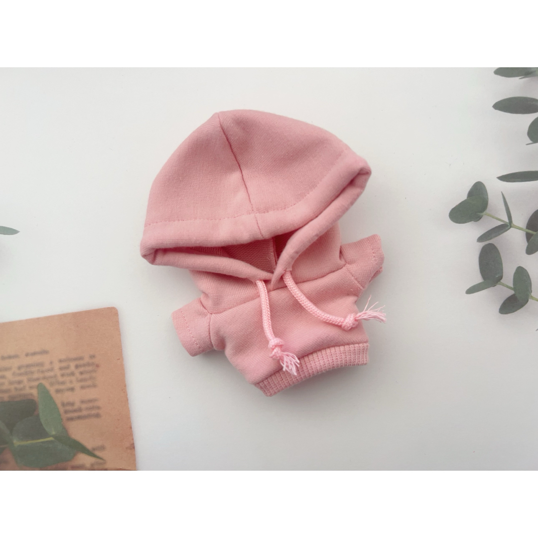 ちびぬいちゃんのパーカーピンク新色 ちびぬいちゃんのパーカーピンク新色