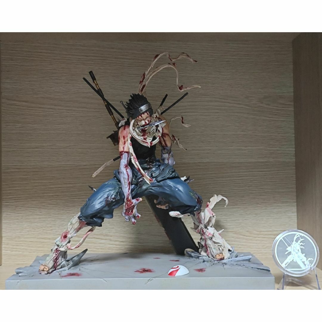 ナルト 疾風伝 桃地再不斬 ガレージキット ももち ザブザ フィギュアの