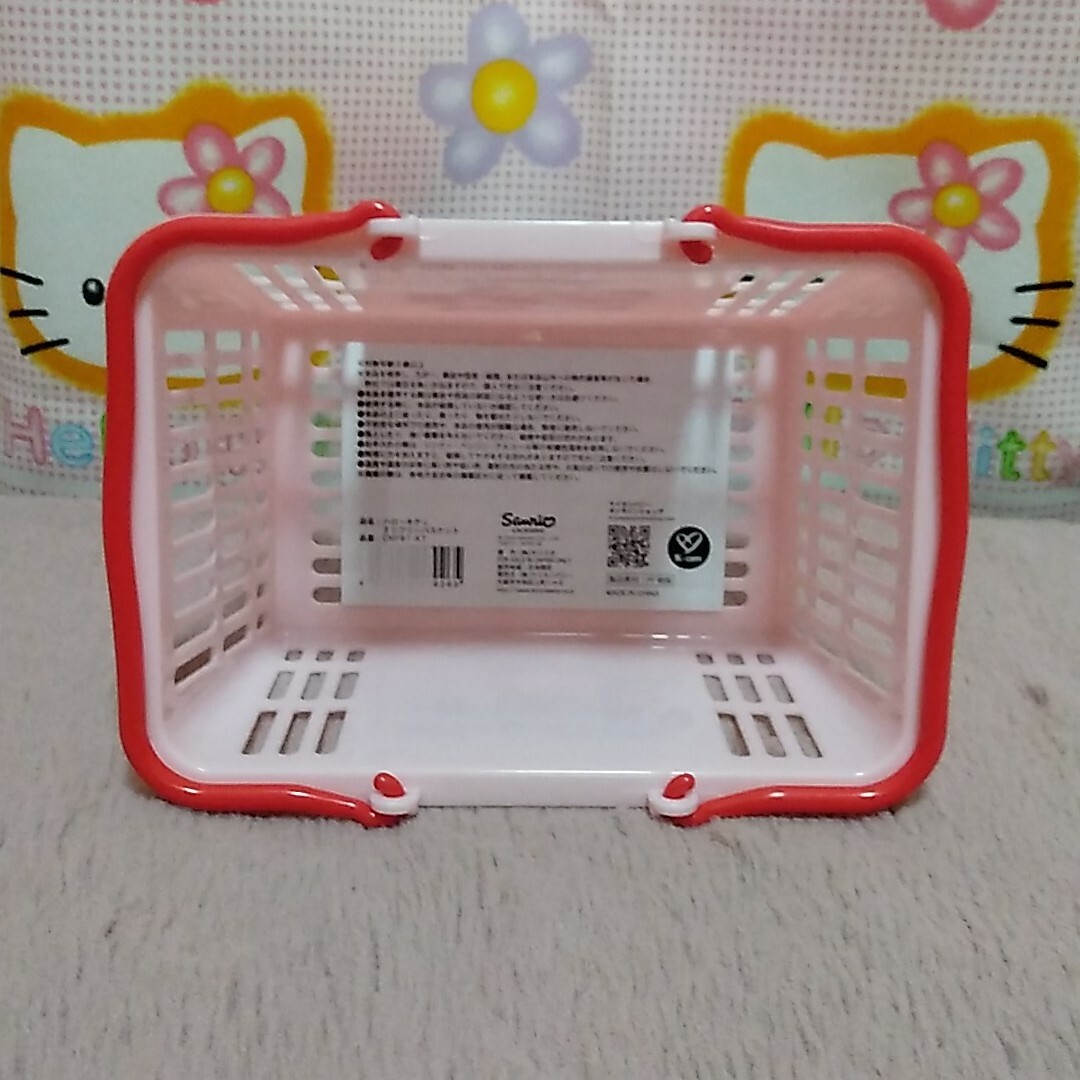 希少】サンリオ ハローキティ 収納バスケット 1998年当時発売 希少
