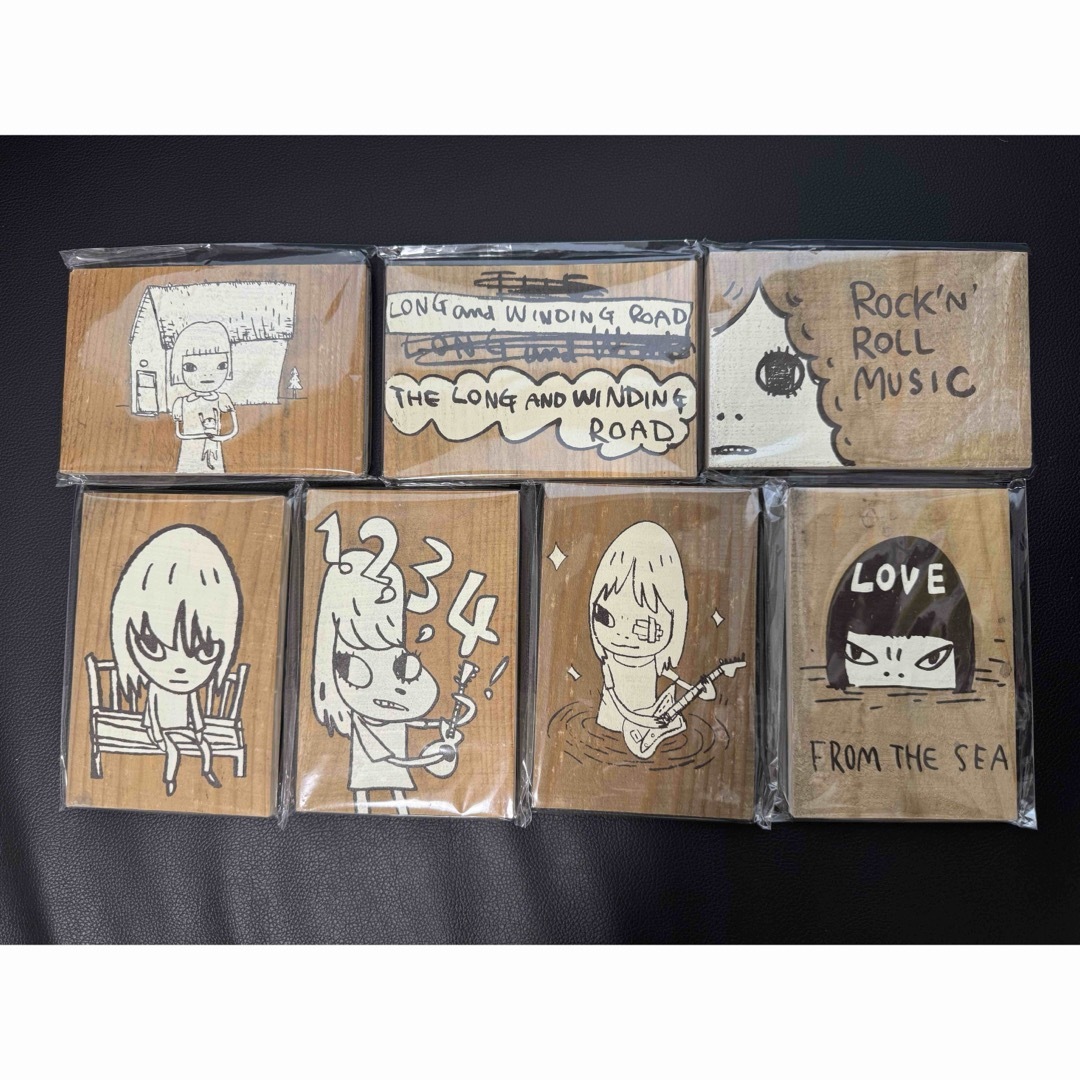 奈良美智☆りんご箱ポストカード☆全7種 限定 レア 奈良美智 青森