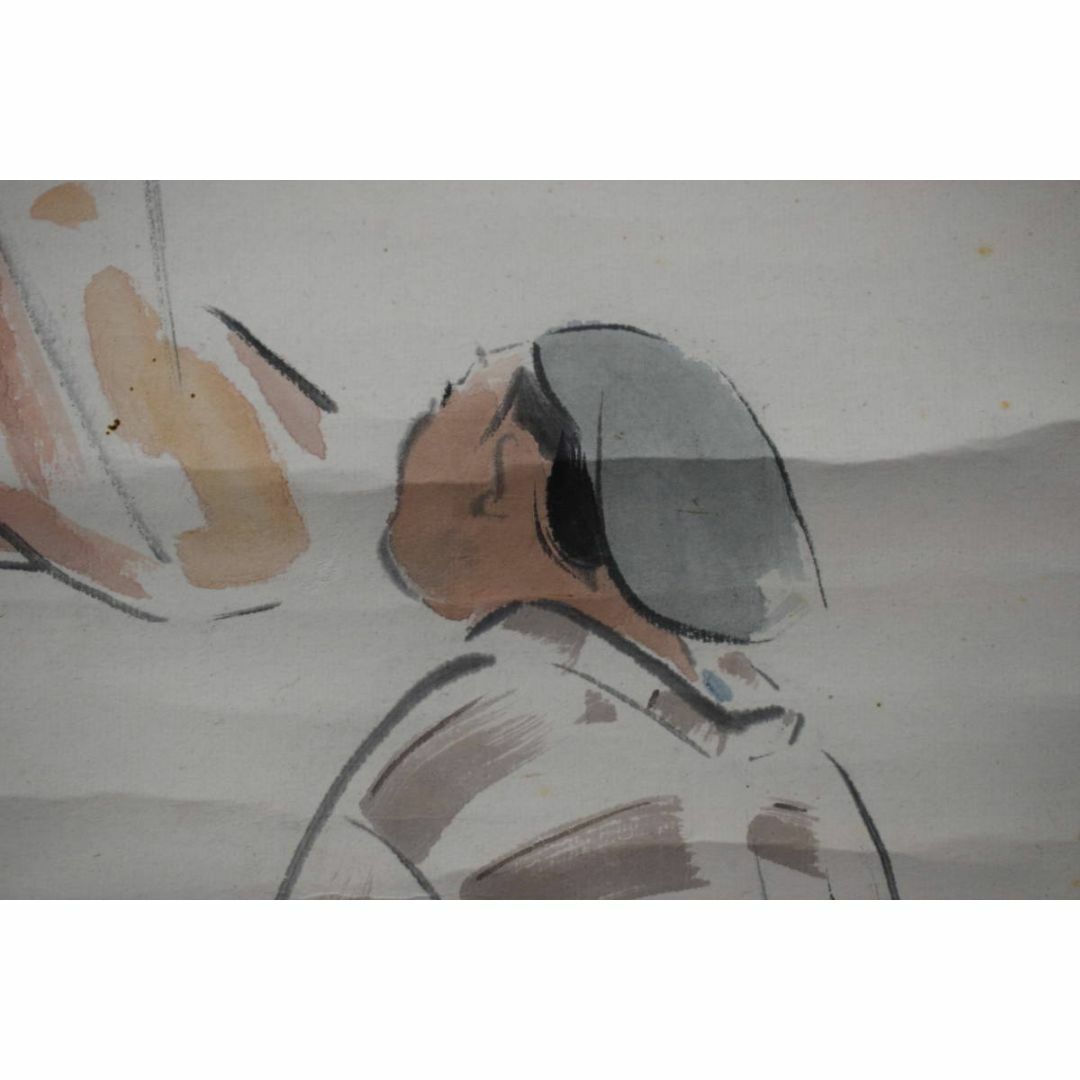 真作】紺谷光俊/左甚五郎図/人形図/掛軸☆宝船☆Y-882の通販 by 掛軸