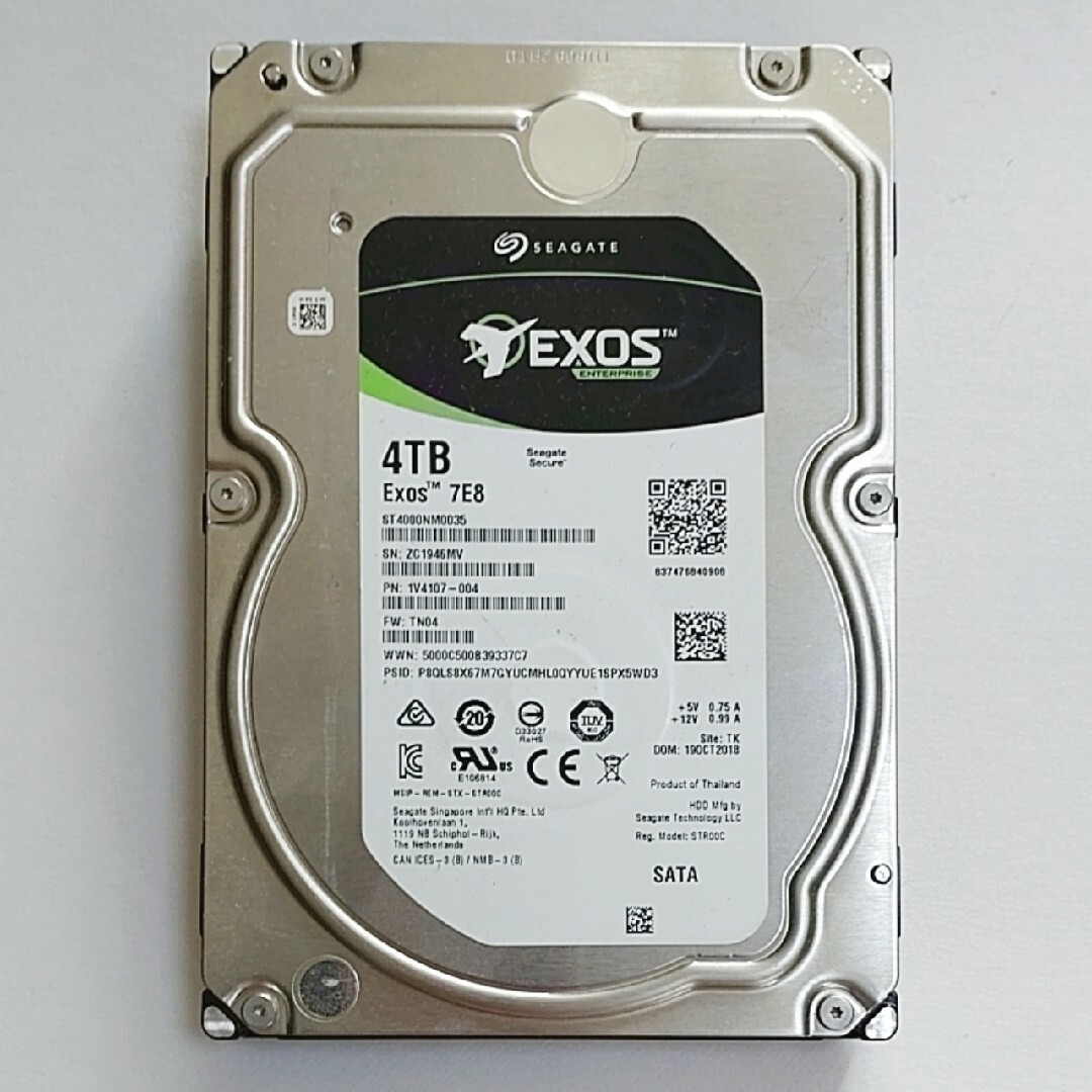 2本セットSeagate IronWolf 4TB NAS用HDD