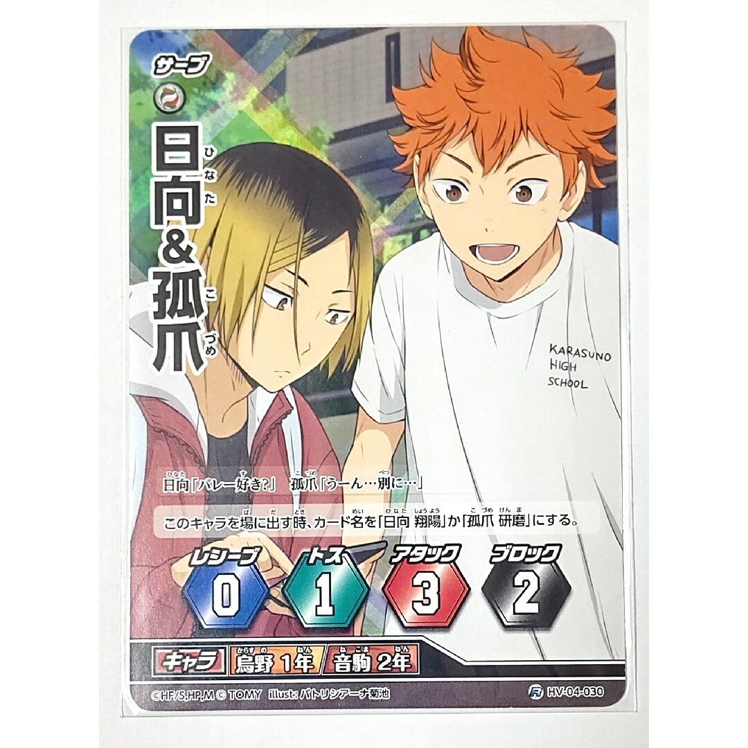 日向翔陽 ハイキュー!! サイン入りカード 極 バボカ ハイキュー