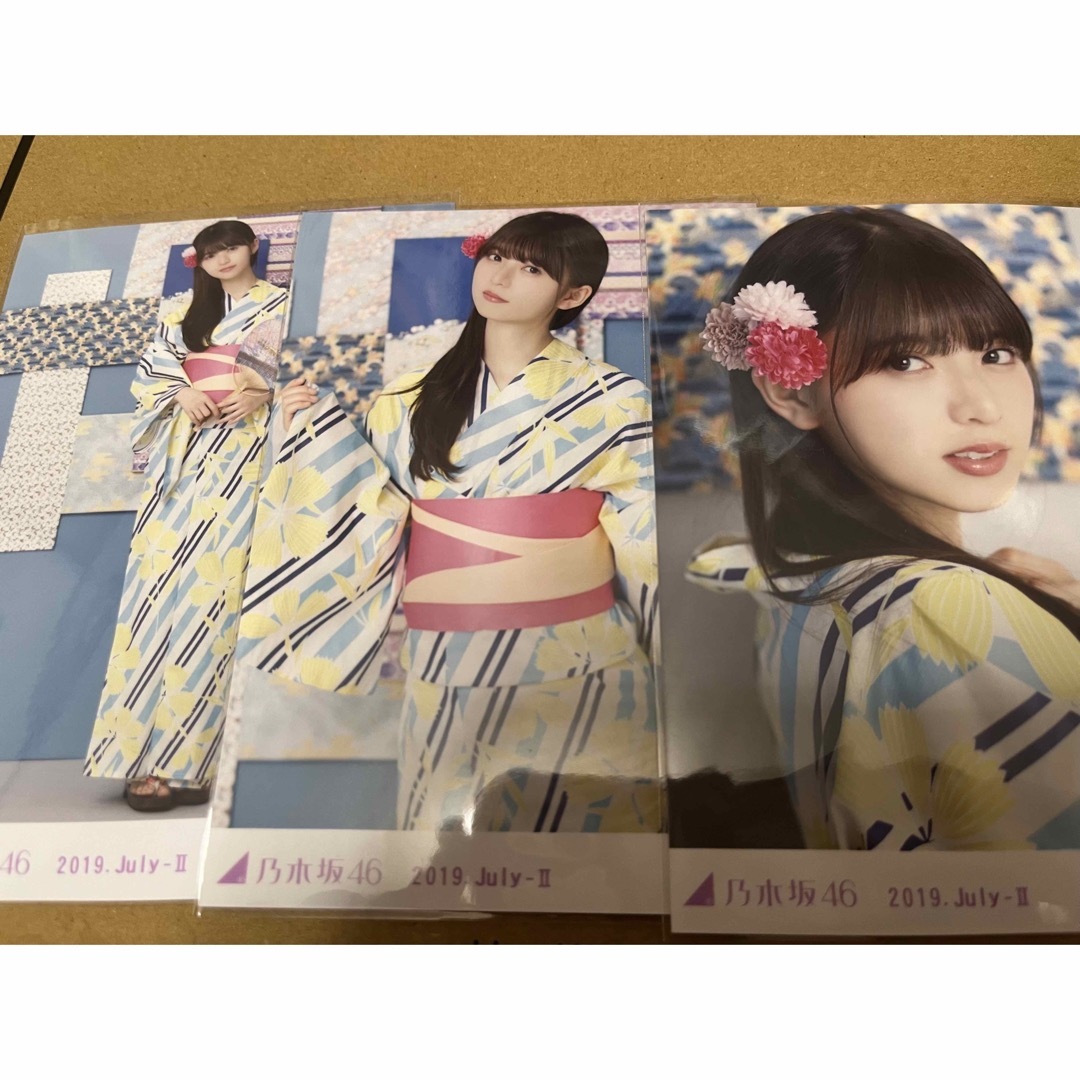 乃木坂46生写真2019 浴衣バラ