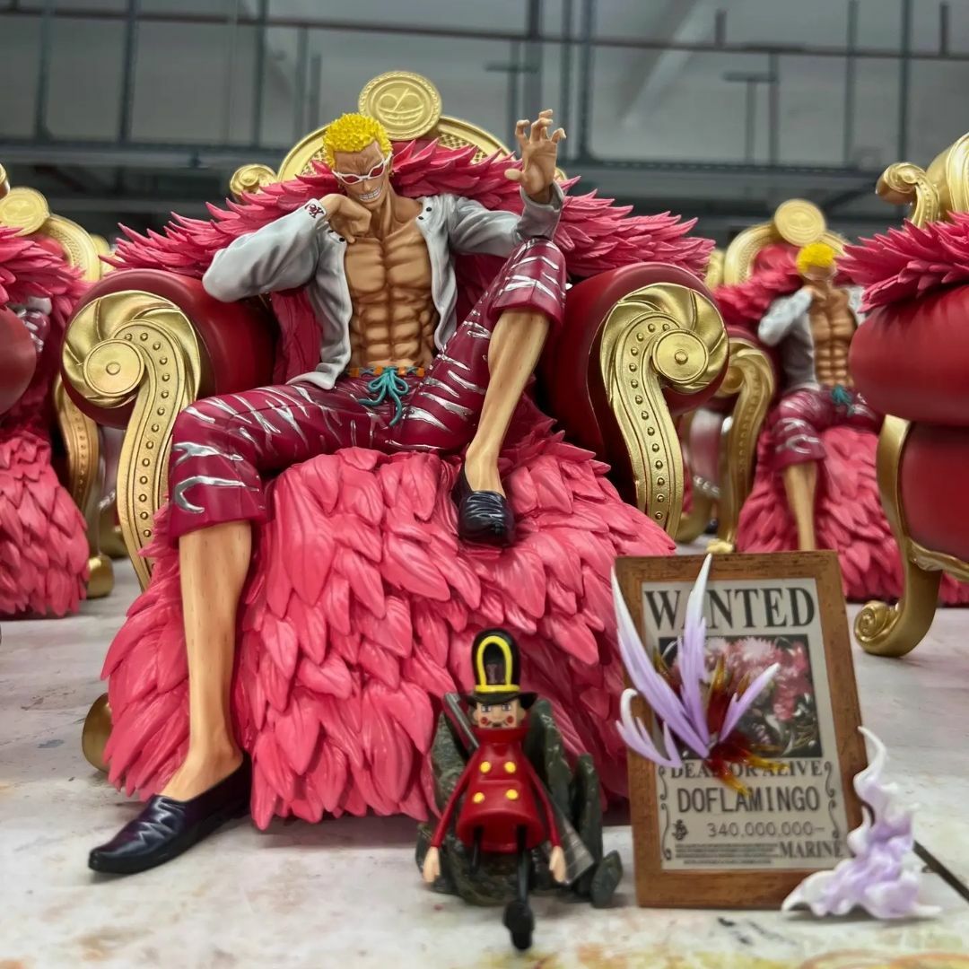 ワンピース ソファ ドフラミンゴ フィギュア ガレージキットの通販 by