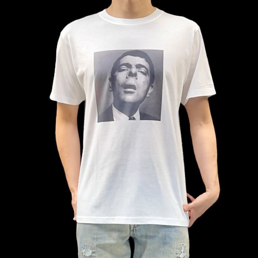 新品 Mr. Bean ミスタービーン コメディアン 変なおじさん 白黒Tシャツ