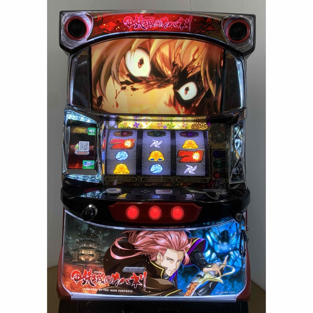 パチスロ実機 甲鉄城のカバネリ 美馬パネル コイン不要機付 ☆*゜