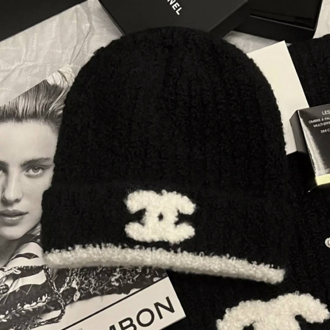 シャネル CHANEL ニット帽 ビーニー
